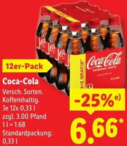 Lidl Coca-Cola Angebot