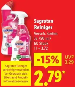 Lidl Sagrotan Reiniger Angebot