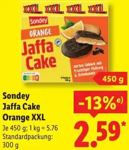 Lidl Sondey Jaffa Cake Orange XXL Angebot