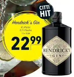 CITTI Markt Hendrick's Gin Angebot