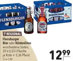 CITTI Markt Flensburger Bier oder Küstenlimo Angebot