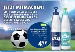 CITTI Markt VILSA Bio-Mineralwasser und VILSA Lemon Angebot