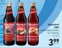 CITTI Markt Rabenhorst Säfte Angebot