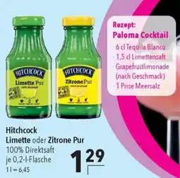 CITTI Markt Hitchcock Limette oder Zitrone Pur Angebot