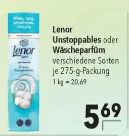 CITTI Markt Lenor Unstoppables oder Wäscheparfüm Angebot