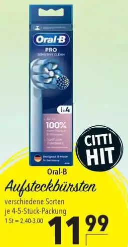 CITTI Markt Oral-B Aufsteckbürsten Angebot