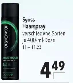 CITTI Markt Syoss Haarspray Angebot