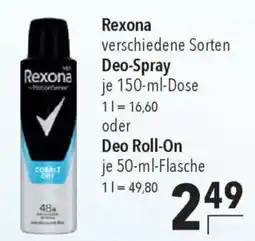 CITTI Markt Rexona Deo-Spray oder Deo Roll-On Angebot