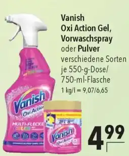 CITTI Markt Vanish Oxi Action Gel, Vorwaschspray oder Pulver Angebot