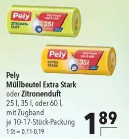 CITTI Markt Pely Müllbeutel Extra Stark oder Zitronenduft Angebot