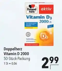 CITTI Markt Doppelherz Vitamin D 2000 Angebot