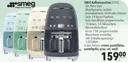 CITTI Markt SMEG Kaffeemaschine DCF02 Angebot