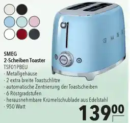 CITTI Markt SMEG 2-Scheiben Toaster TSF01PBEU Angebot