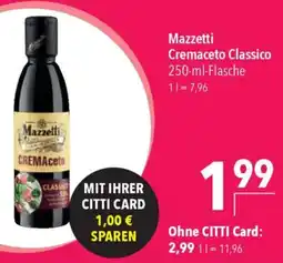 CITTI Markt Mazzetti Cremaceto Classico Angebot