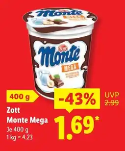 Lidl Zott Monte Mega Angebot