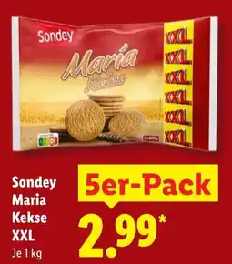 Lidl Kekse XXL Sondey 5er-Pack Angebot