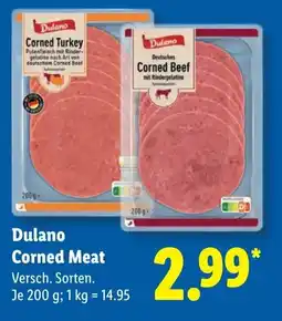 Lidl Dulano Corned Meat Angebot