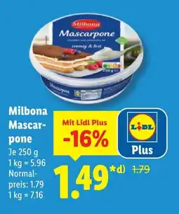 Lidl Milbona Mascarpone Angebot