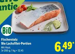 Lidl Fischerstolz Bio Lachsfilet-Portion Angebot