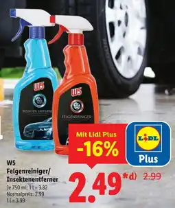 Lidl W5 Felgenreiniger/ Insektenentferner Angebot