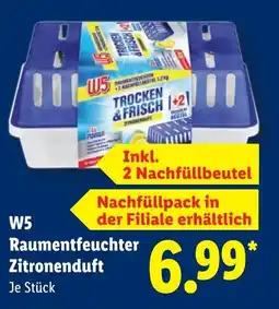 Lidl W5 Raumentfeuchter Zitronenduft Angebot