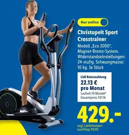Lidl Christopeit Sport Crosstrainer Angebot