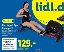 Lidl Christopeit Sport Rudergerät Angebot