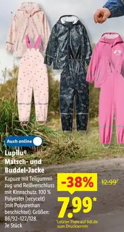 Lidl Lupilu Matsch- und Buddel-Jacke Angebot