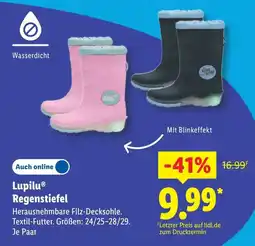 Lidl Lupilu Regenstiefel Angebot