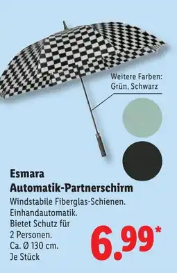 Lidl Esmara Automatik-Partnerschirm Angebot