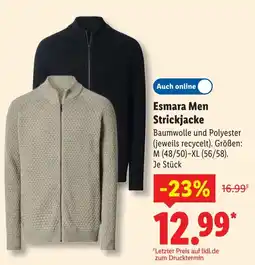Lidl Esmara Men Strickjacke Angebot