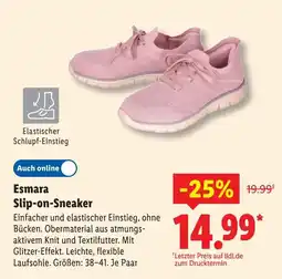 Lidl Esmara Slip-on-Sneaker Angebot