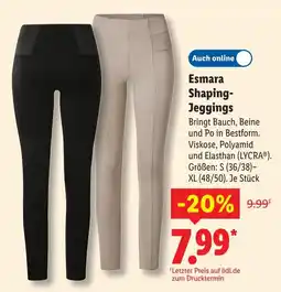 Lidl Esmara Shaping- Jeggings Angebot