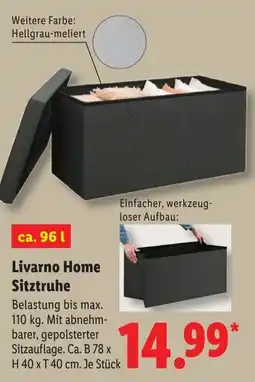 Lidl Livarno Home Sitztruhe Angebot
