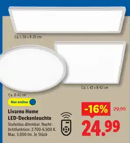 Lidl Livarno Home LED-Deckenleuchte Angebot