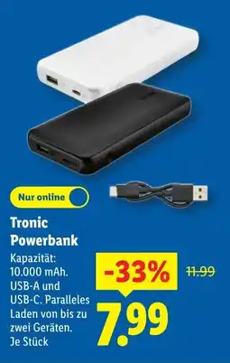 Lidl Tronic Powerbank Angebot