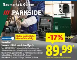 Lidl Parkside Inverter-Fülldraht-Schweißgerät Angebot