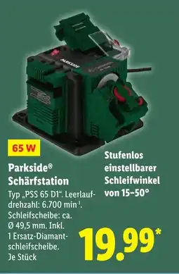 Lidl Parkside Schärfstation Angebot
