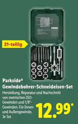 Lidl Parkside Gewindebohrer-Schneideisen-Set Angebot