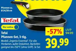 Lidl Tefal Pfannen-Set, 3-tlg. Angebot