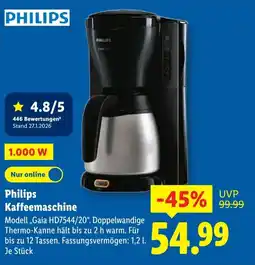 Lidl Philips Kaffeemaschine Angebot