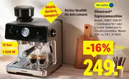 Lidl Silvercrest Espressomaschine Angebot