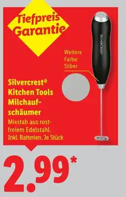 Lidl Silvercrest Kitchen Tools Milchauf schäumer Angebot