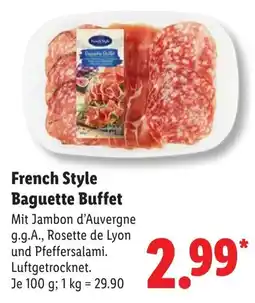 Lidl French Style Baguette Buffet Angebot