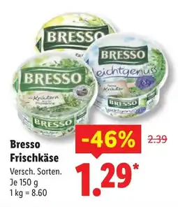 Lidl Bresso Frischkäse Angebot