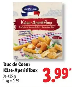 Lidl Duc De Coeur Käse-Aperitifbox Angebot