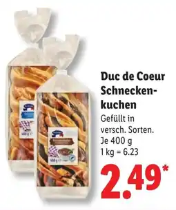 Lidl Duc de Coeur Schneckenkuchen Angebot