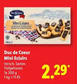 Lidl Duc de Coeur Mini Eclairs Angebot