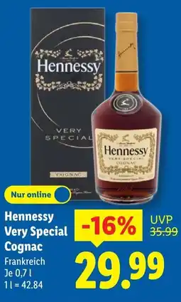 Lidl Hennessy Very Special Cognac Angebot