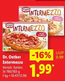 Lidl Dr. Oetker Intermezzo Angebot